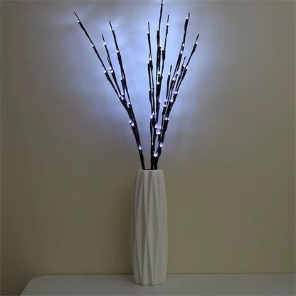 LED Willow Branch Lamp & Twig Vase Lights